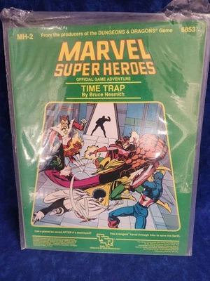 Vintage TSR Marvel Super Heroes 6853 Time Trap Adventure - Image 1 of 2