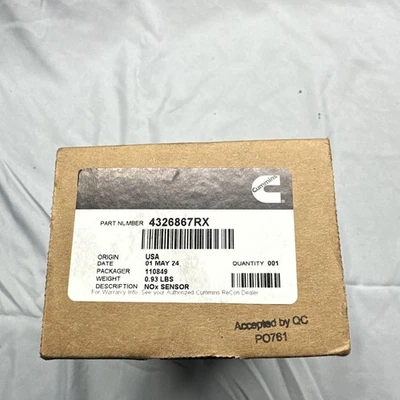 OEM Cumins NOx Sensor 4326867RX - Image 1 of 4