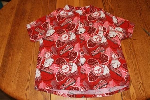 Alabama Crimson Tide Shirt Mens 2XL Red White NCAA Football Champion Button Up - Picture 1 of 7