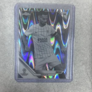 2021-22 Topps Chrome UEFA Champions League RAY WAVE Refractor Suso - Picture 1 of 2