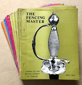 28 LOT The Fencing Master NO DUPLICATES British Academy of Fencing Journal RARE! - Bild 1 von 16