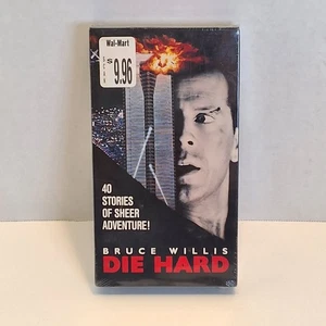 Sealed DIE HARD VHS Tape Cassette (1991 Edition) with Fox Video Watermark - Picture 1 of 4
