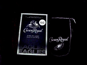 2023 Limited Edition Philadelphia Eagles Crown Royal (1) & Tasche (1) BOX (1) - Bild 1 von 3