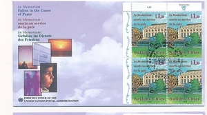 D171511 Fallen in the Cause of Peace FDC United Nations Geneva Bureau - Picture 1 of 1
