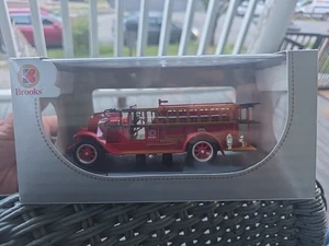 Brooks Signature Models Limited 1928 Red Fire Truck 1:43 Scale - Picture 1 of 6
