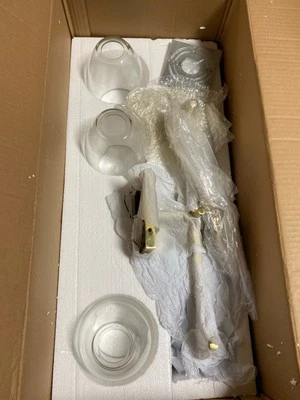 Robert Abbey Lighting Grace - 3 Light Wall Sconce-Modern Brass Finish - Image 1 of 2