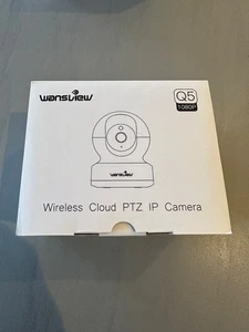WANSVIEW Wireless Cloud PTZ IP Camera Q5 1080P Überwachungskamera schwarz - Bild 1 von 3
