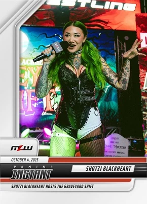 2025 Panini Instant MLW #21 Shotzi Blackheart Slaughterhouse 2025 PRESALE - Image 1 of 2