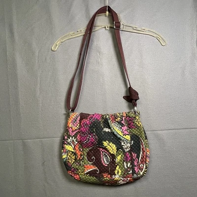 Bandolera Vera Bradley Hadley Hojas de Otoño Boho Hippy Cartera Bolsillo Foto 1 de 4