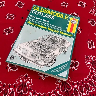 Haynes Oldsmobile Cutlass 1974 thru 1988 All rear-wheel drive V6 and V8 models - Image 1 of 3