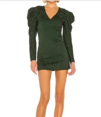 Nuevo Mini Vestido Revolve X House Of Harlow Manga Abullonada Talla Pequeña Foto 1 de 4