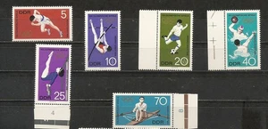 GDR 1968 19th Summer Olympic Games Mexico City MNH Scott#1043-1046,B149-B150 - Picture 1 of 1