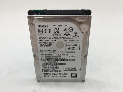 HGST HTS541010A9E680 1TB SATA 2.5" Hard Drive GRADE A FREE S/H - Image 1 of 4