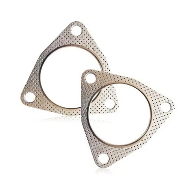 Junta de tubo de escape de coche de 2 piezas, 2,48" resistente al asbesto 2 piezas #2,48" plateada Foto 1 de 4