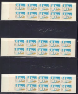 PORTUGAL 1986 BOOKLET ARCHITECTURE BASIC ISSUE X 3 MINT MNH - Picture 1 of 2