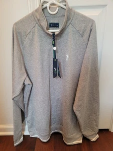 NWT William Murray Golf Heather Gray 1/4 Zip Pullover Jacket Size XXL - Picture 1 of 4