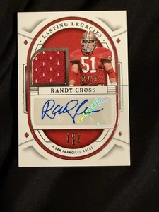 2023 Panini National Treasures - Lasting Legacies Randy Cross #LLE-RCR /99 - Picture 1 of 2