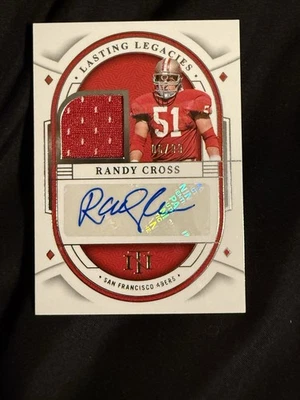 2023 Panini National Treasures - Lasting Legacies Randy Cross #LLE-RCR /99 - Image 1 of 2