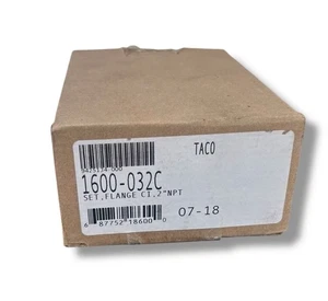 Taco 1600-032C 2” NPT Cast Iron Pump Flange Set w/ Bolts & Gaskets New - Picture 1 of 6