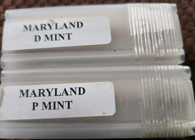 2000 Maryland P And D Mint Uncirculated 40 Coin Rolls - Image 1 of 2