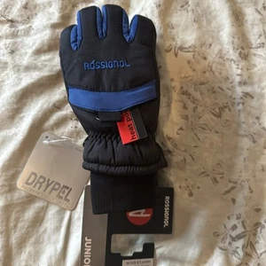 Rossignol Big Boys Winter Ski Gloves inside Pocket Fleece Lined Size Medium NEW - Picture 1 of 5