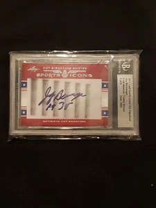2011 Leaf Sports Icons Cut Signature First Heisman Trophy Winner Jay Berwanger - Picture 1 of 4