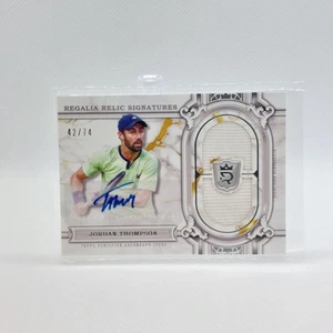 Jordan Thompson 2024 Topps Royalty Tennis Regalia Relic Signatures /74 - Picture 1 of 2