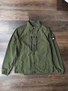 Weekend Offender Mens Nicky Eyes Overshirt In Medium Green - Picture 1 of 7