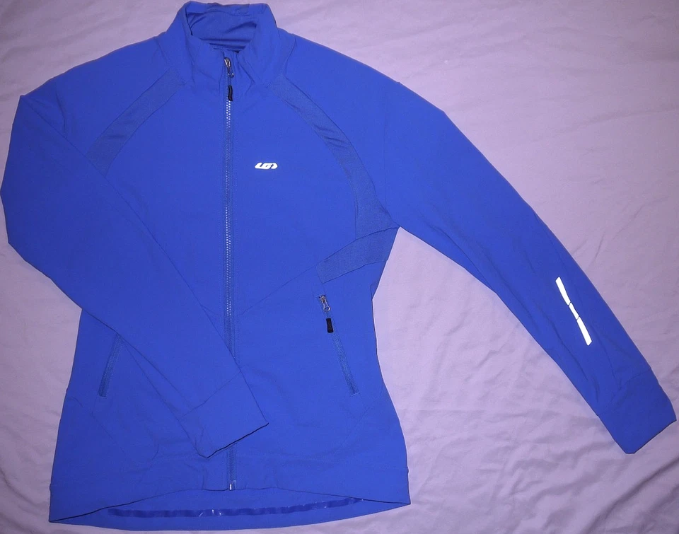Womens EUC Blue LOUIS GARNEAU Technical Cycling Jacket size M - Image 1 of 4