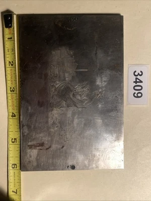 American Bank Note Company Printing Plate  A Nice Lady 3409 - Image 1 of 2