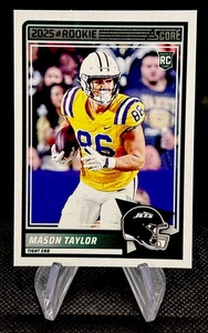 2025 Panini Score Mason Taylor #7 RC New York Jets - Picture 1 of 2