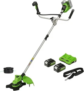 Greenworks Akku Freischneider bürstenloser Motor mit Akkus + Ladegerät 48V 2x24V - Bild 1 von 2