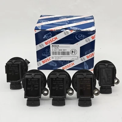 5x UF341 Ignition Coil For Bosch 99-06 Volvo C70 S70 V70 XC70 XC90 S60 S80 2.5L - Image 1 of 4