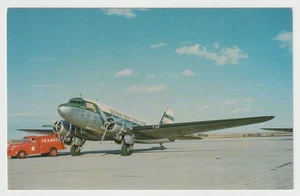 Ozark Air Lines - Douglas DC-3 Airplane - Denver, Colorado, USA - Postcard Mint - Bild 1 von 2