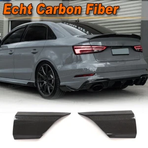 Difusor divisor alerón trasero carbono Canard se adapta a Audi RS3 2017-2021 - Imagen 1 de 13