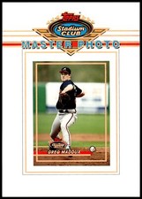 1993 Stadium Club Master Photos Greg Maddux Atlanta Braves #NNO