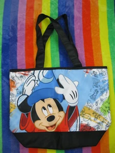 Ink & Paint Sorcerer Mickey Large Tote Bag Character Sketch Disney 20x13x7 New - Picture 1 of 17