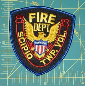 SCIPIO TWP. VOLUNTEER FIRE DEPT PATCH (0169) - Picture 1 of 1