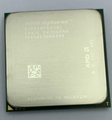 AMD Opteron 248 2.2GHz 1 MB L2 Cache OSK248FAA5BL Socket 940 CPU Processor - Image 1 of 2