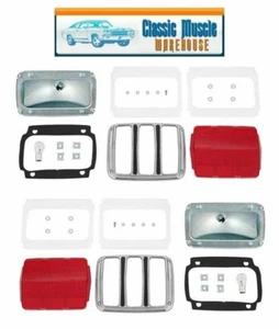 1965-66 Mustang Complete Tail Light Assembly w/ Housing & Bulbs Pre Assembled - Picture 1 of 24
