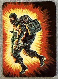 1986 G.I. Joe ARAH Firefly # 102 Milton Bradley Action Trading Cards Hasbro - Picture 1 of 2
