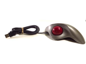 Logitech TrackMan Wheel Mouse USB Optical Trackball Mouse Silver T-BB18 Tested - Picture 1 of 5