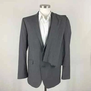 Tuta Uomo Flat Front Kenneth Cole Reaction Grigio Finestra 42 L 40 W Classica ** - Foto 1 di 9