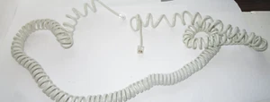 Vintage Telephone Cord White Rotary Landline Replacement 48" - Picture 1 of 7