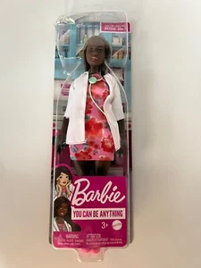 Barbie You Can Be Anything African American Doctor 12” Doll New Mattel - Picture 1 of 9