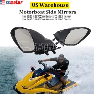Rearview Mirrors Left & Right For Yamaha WaveRunner VX110 Deluxe Cruiser Sport - Picture 1 of 11