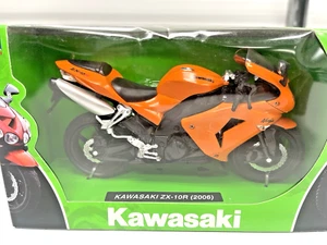 NewRay 1:12 Diecast Kawasaki ZX-10R Motorcycle - Picture 1 of 3