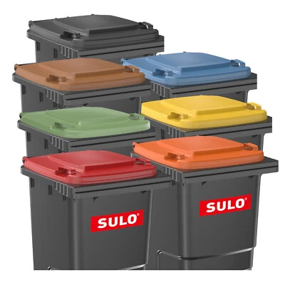 SULO Mülltonnendeckel Farbig Ersatzdeckel für Mülltonnen CITYBAC240 inkl. Bolzen - Bild 1 von 4