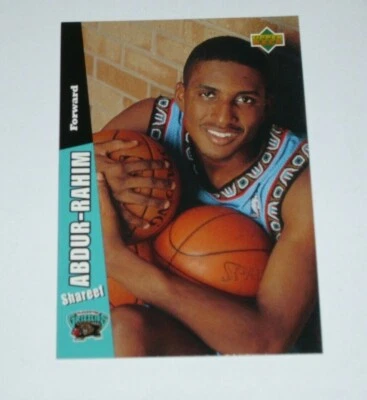 Upper Deck Folz Minis Card Basketball 1997 Shareef Abdur-Rahim Grizzlies NBA #34 - Image 1 of 2