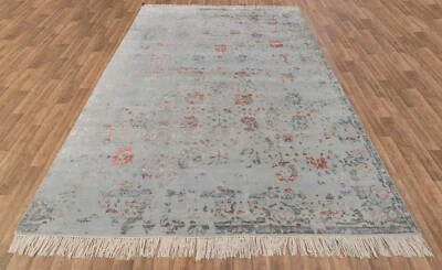 9x12 Rug Modern Rug Indian Handknotted Rug ,Free Shipping !!!......#3404 - Image 1 of 4
